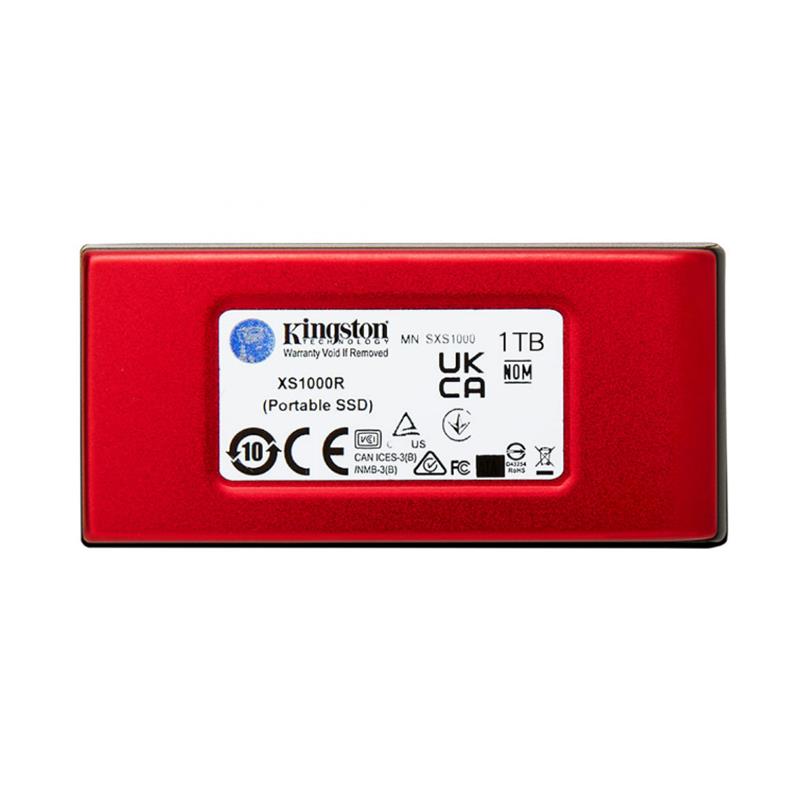 resimler/genel/1 TB KINGSTON XS1000 USB3.2 GEN2 KIRMIZI SSD SXS1000R/1000G
