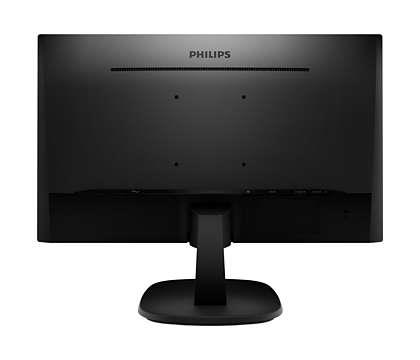 23.8 PHILIPS 243V7QJABF/00 IPS 4MS 75MHZ 1XVGA 1XHDMI 1XDP FHD 1920X1080 HOPARLÖR FLICKER-FREE VESA SİYAH