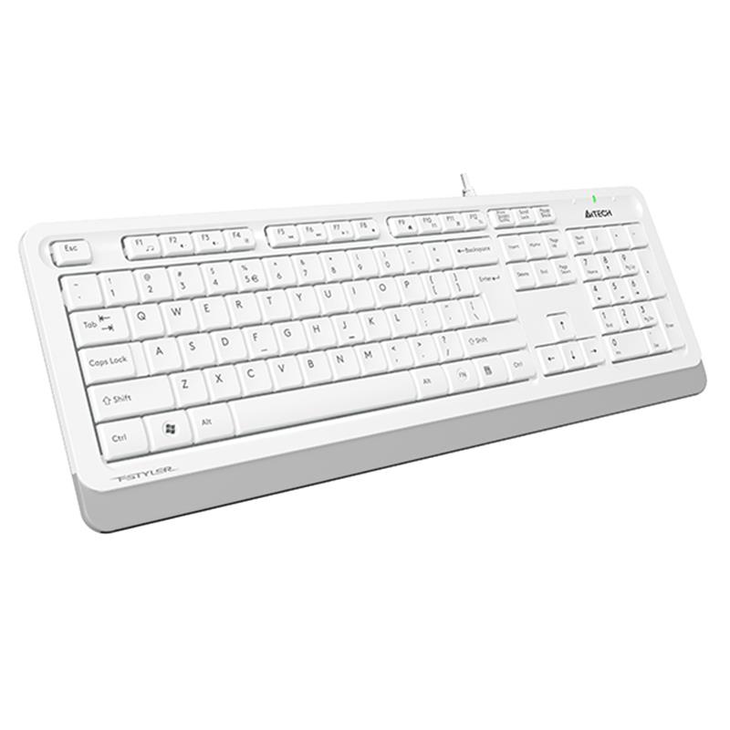 resimler/genel/A4 TECH FK10 Q TR MM BEYAZ USB KABLOLU KLAVYE