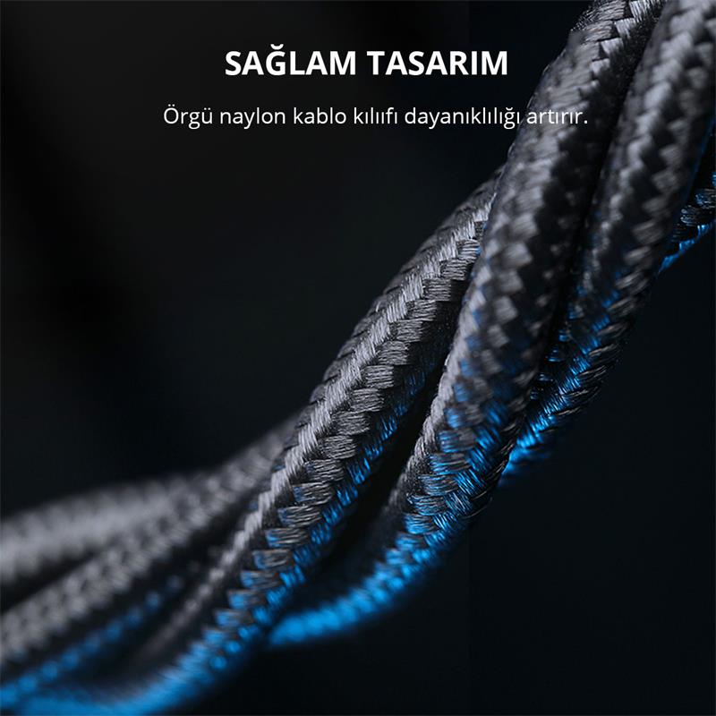 resimler/genel/AUKEY CB-NCL1-BK NAYLON ÖRGÜLÜ 3A 480MBPS TYPE-C LIGHTNING KABLOSU 1.8MT