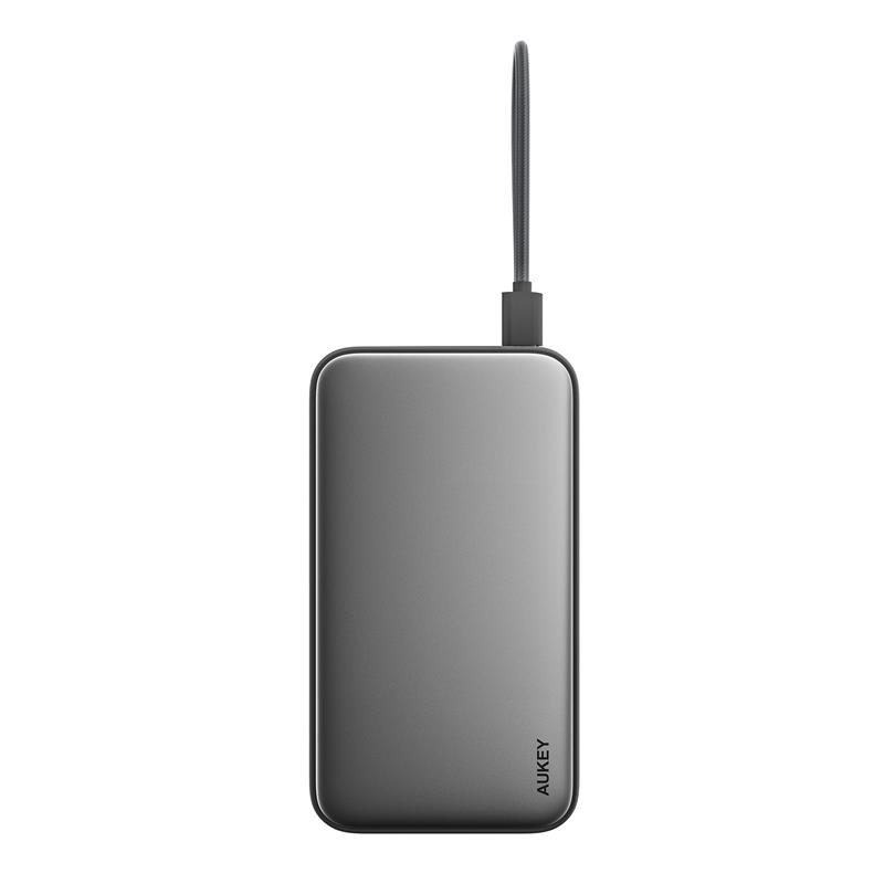 resimler/genel/AUKEY PB-Y48-GY 100W 20000 MAH PD DAHİLİ TYPE-C KABLOLU POWERBANK