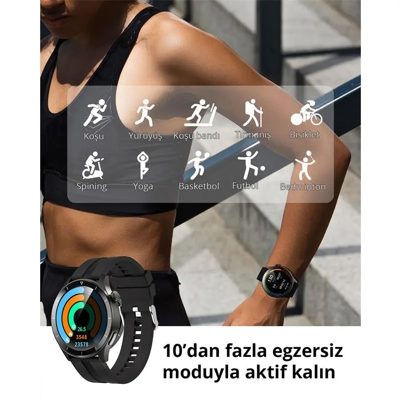resimler/genel/AUKEY SW-2P-GY AKILLI SAAT 3.7CM LCD BLUETOOTH ÇAĞRI SAĞLIK GÖZETİMİ SPOR BİLDİRİMLERİ IP67 GRİ