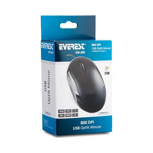 resimler/genel/EVEREST SM-385 KABLOLU USB SİYAH 1200DPI OPTİK MOUSE