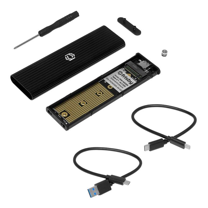 resimler/genel/FRISBY FHC-M2305 TYPE-C USB 3.1 - M.2 PCIE NVME SSD ALÜMİNYUM DİSK KUTUSU