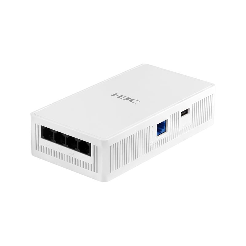 resimler/genel/H3C 9801A3WX WA6120H 5 PORT GIGABIT 2.4/5GHZ 1.775GBPS 802.11AX WIFI6 DUVAR TİPİ ACCESS POINT