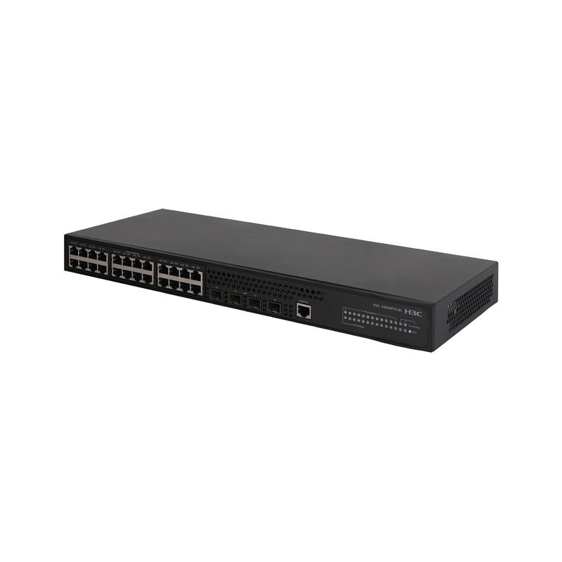 resimler/genel/H3C S5024PV3-EI 24 PORT GIGABIT + 4X1GB SFP UPLINK YÖNETİLEBİLİR L2 RACKMOUNT SWITCH(9801A1QT)