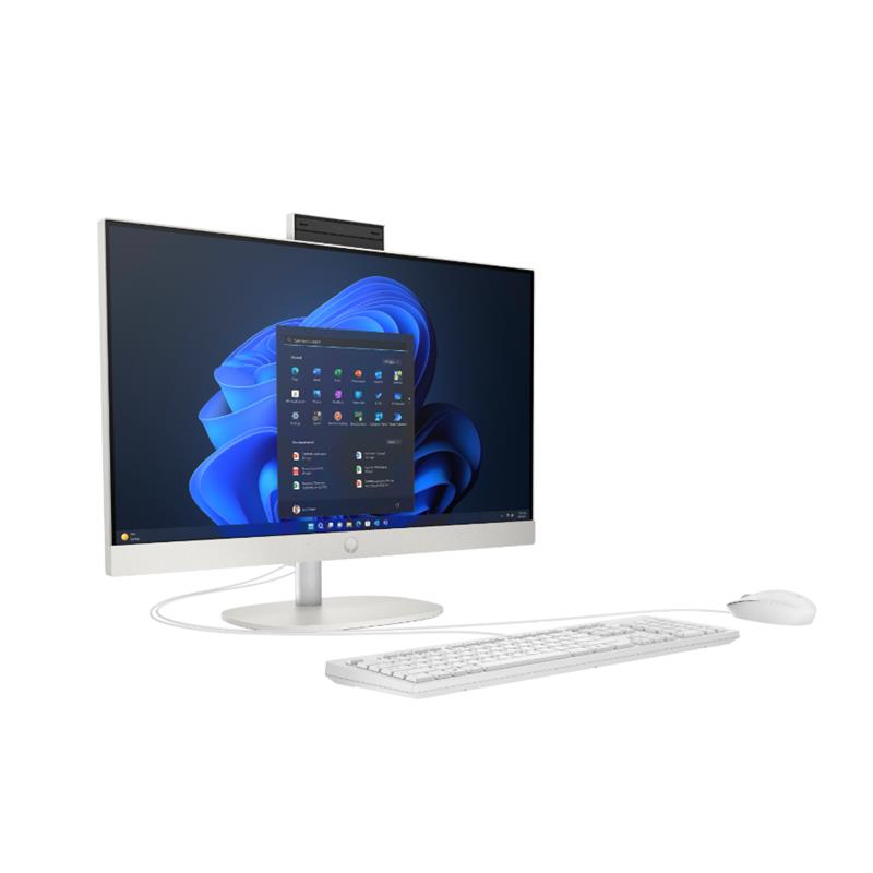 resimler/genel/HP AIO PRO 240 G10 A54Z6ET INTEL ULTRA 5-125U 16GB 512SSD 23.8 BEYAZ W11PRO