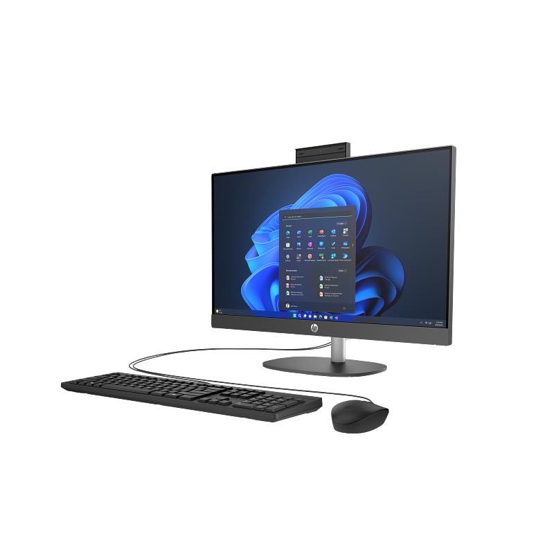resimler/genel/HP AIO PRO 240 G10 D36C6ET INTEL ULTRA 7-155U 16GB 512SSD 23.8 DOS SİYAH