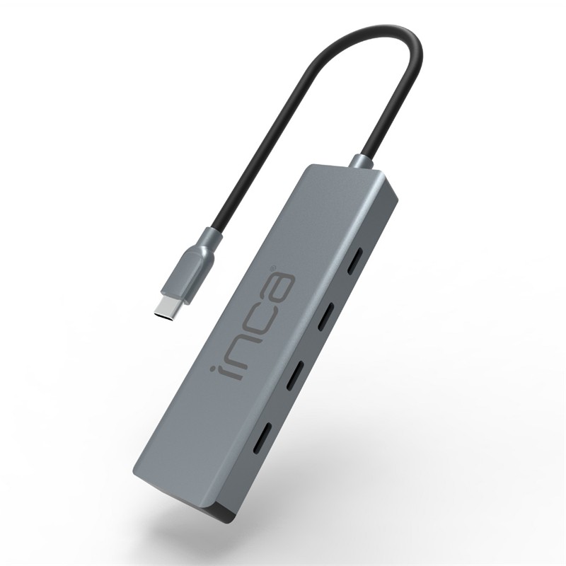 resimler/genel/INCA ITPT-4T TYPE-C HUB X4 TYPE-C PORT 3.1 10GBPS ALUMINYUM KASA ÇOKLAYICI