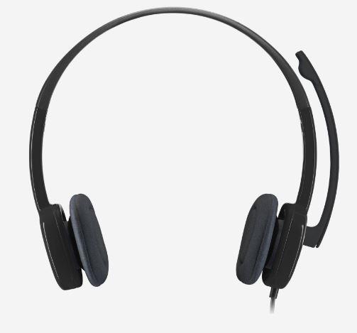 resimler/genel/LOGITECH H151 STEREO KULAKLIK SİYAH 981-000589