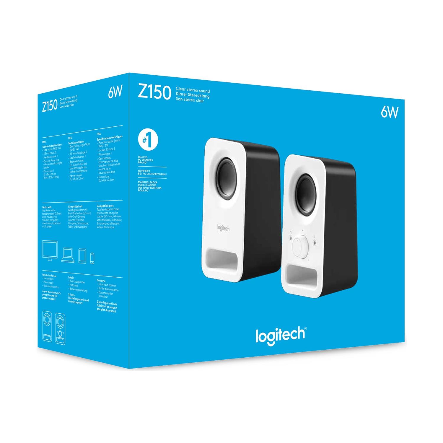 resimler/genel/LOGITECH Z150 2.0 MULTIMEDIA HOPARLÖR BEYAZ 980-000815