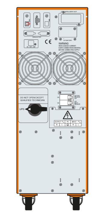 MAKELSAN POWERPACK SE 6KVA 1F/1F (16X7AH) PF;0,9 5/10DK ONLINE UPS