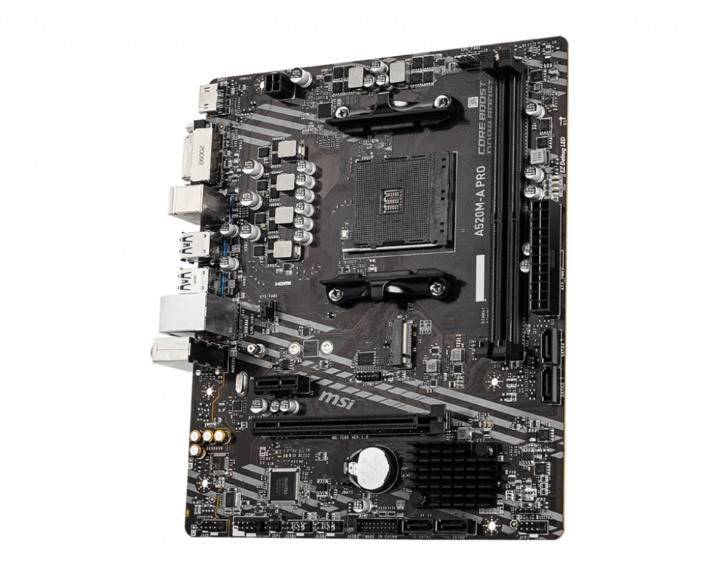 resimler/genel/MSI A520M-A PRO DDR4 4600MHZ 1XHDMI 1XDVI 1XM.2 USB 3.2 MATX AM4 (AMD AM4 5000/4000 /3000 SERİSİ İLE UYUMLU)