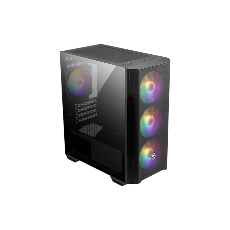resimler/genel/MSI MAG FORGE M100R TEMPERLI CAM ARGB 3X120MM 1X120MM PSU YOK MATX GAMING KASA