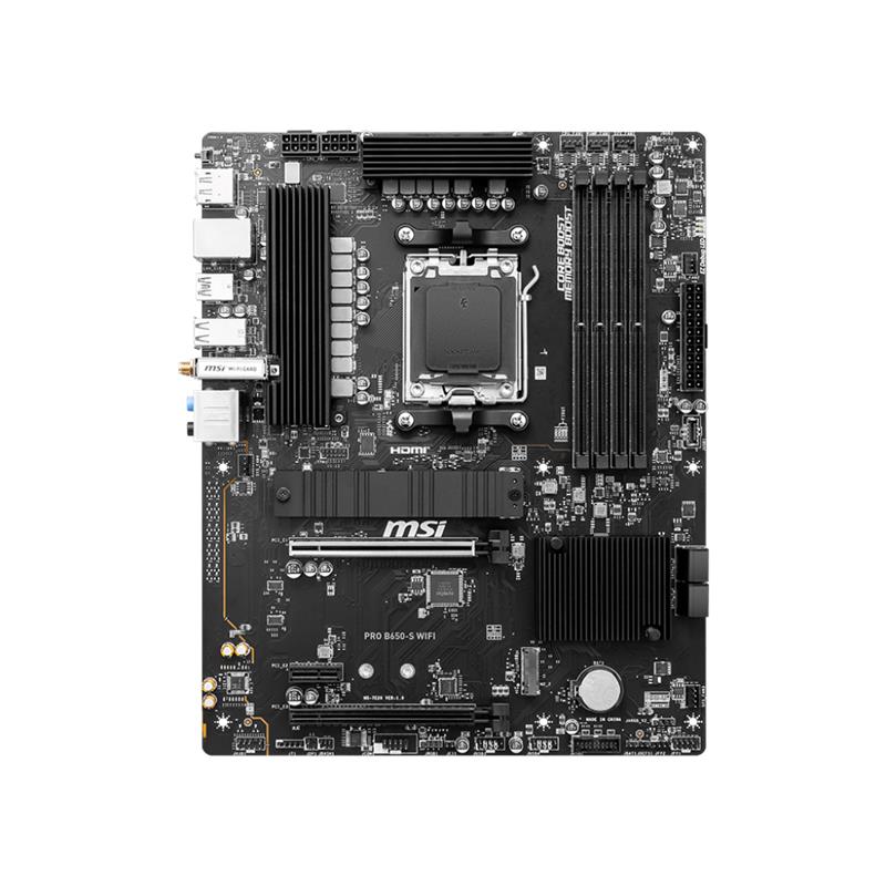 resimler/genel/MSI PRO B650-S WIFI DDR5 7200MHZ 1XHDMI 1XDP USB 3.2 M.2 ATX AM5 (AMD AM5 9000/8000/7000 SERİLERİ İLE UYUMLU)