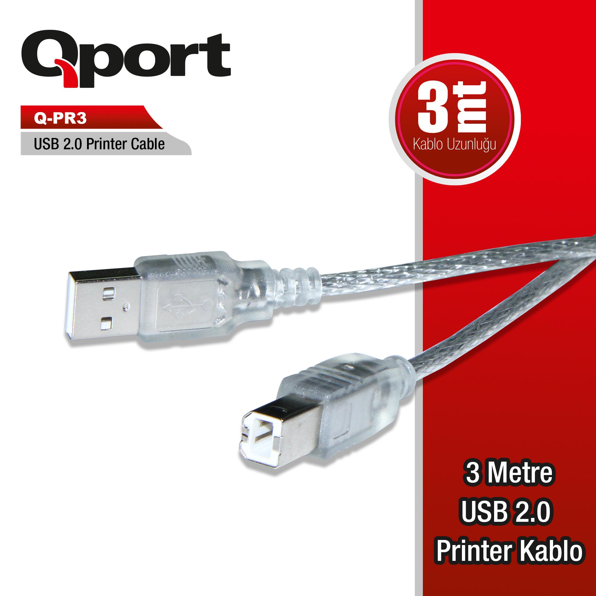 resimler/genel/QPORT Q-PR3 USB 2.0 3M PRINTER KABLOSU
