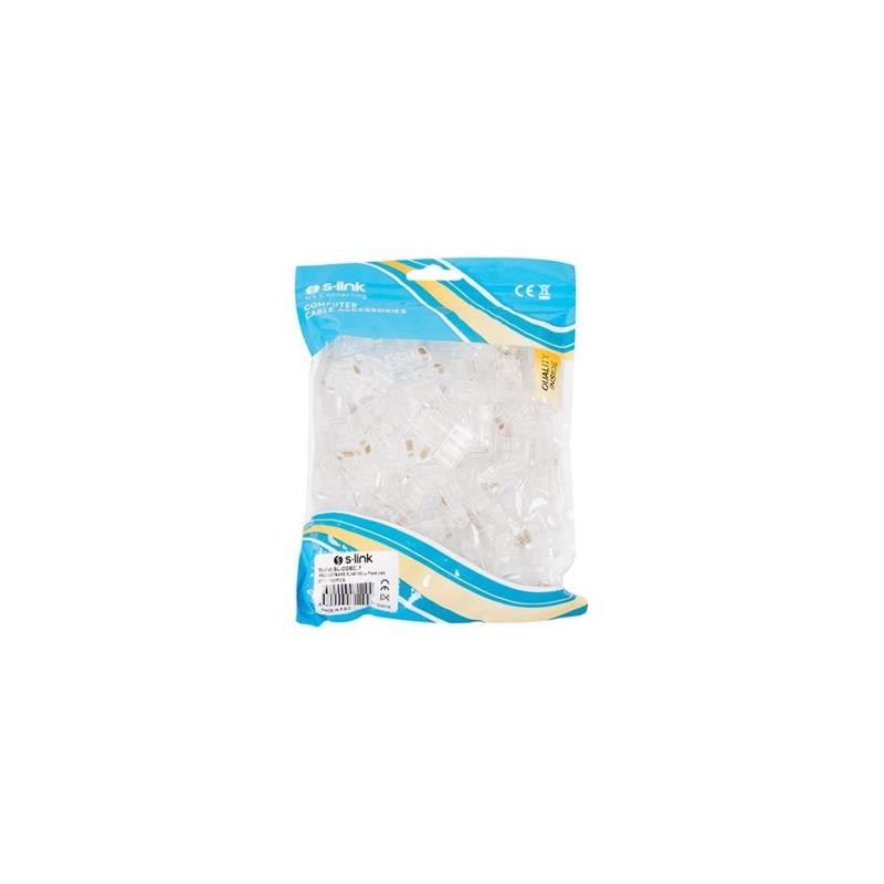 resimler/genel/S-LINK SL-COB25P CAT6 100 LÜ PAKET YENİ NESİL JACK UTP KONNEKTÖR