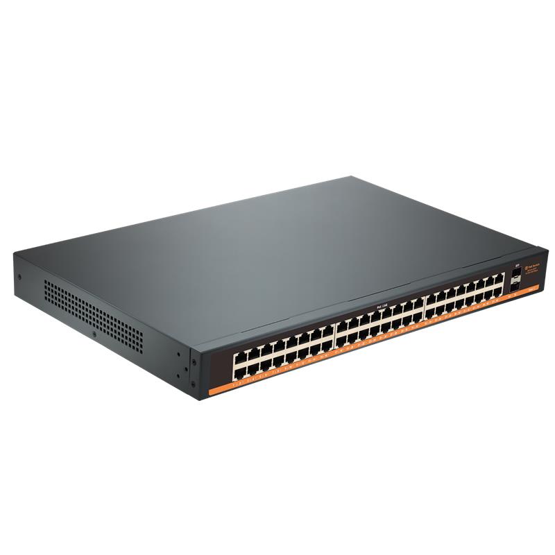 resimler/genel/TIWOX TP-G4820-POE800W 48 PORT GIGABIT + 2X 1GB SFP UPLINK RACKMOUNT POE SWITCH