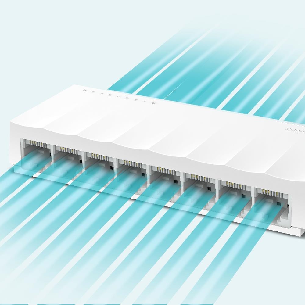 resimler/genel/TP-LINK LS1008 8 PORT 10/100 PLASTİK KASA SWITCH