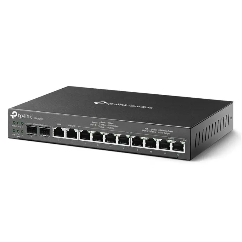 resimler/genel/TP-LINK OMADA ER7212PC 2XGIGABIT SFP WAN/LAN PORT 1XGIGABIT RJ45 WAN 1XGIGABIT SFP WAN/LAN 8XGIGABIT VPN ROUTER