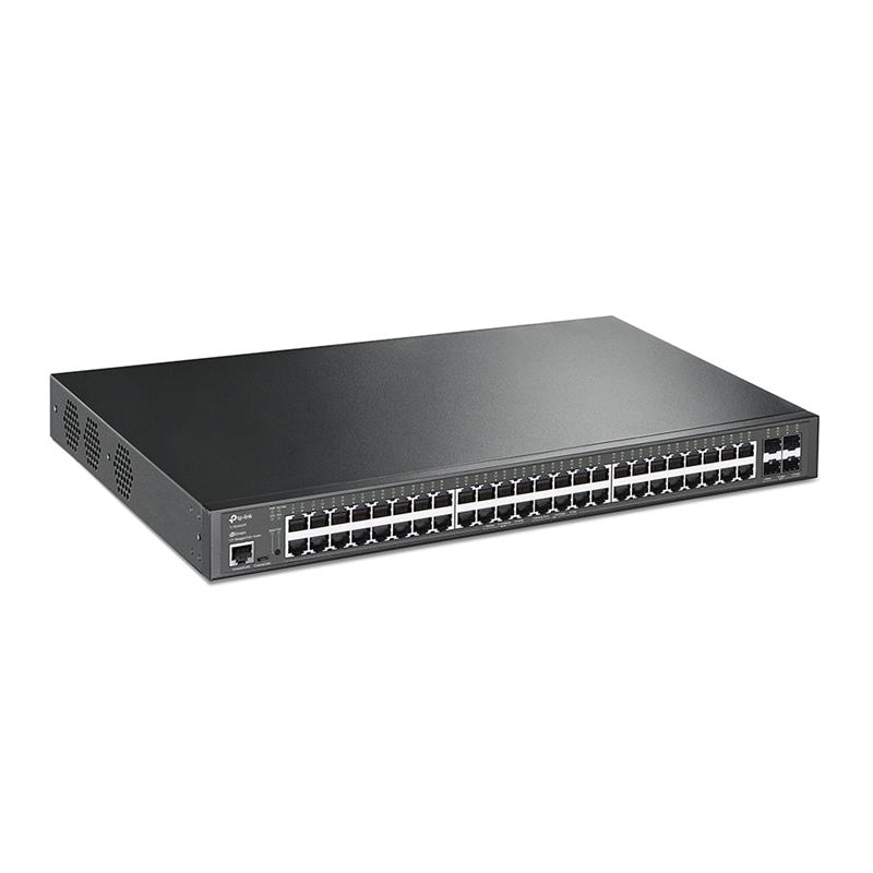 resimler/genel/TP-LINK OMADA TL-SG3452XP 48 PORT GIGABIT + 4X10GB SFP+ 500W POE JETSTREAM YÖNETİLEBİLİR RACKMOUNT SWITCH