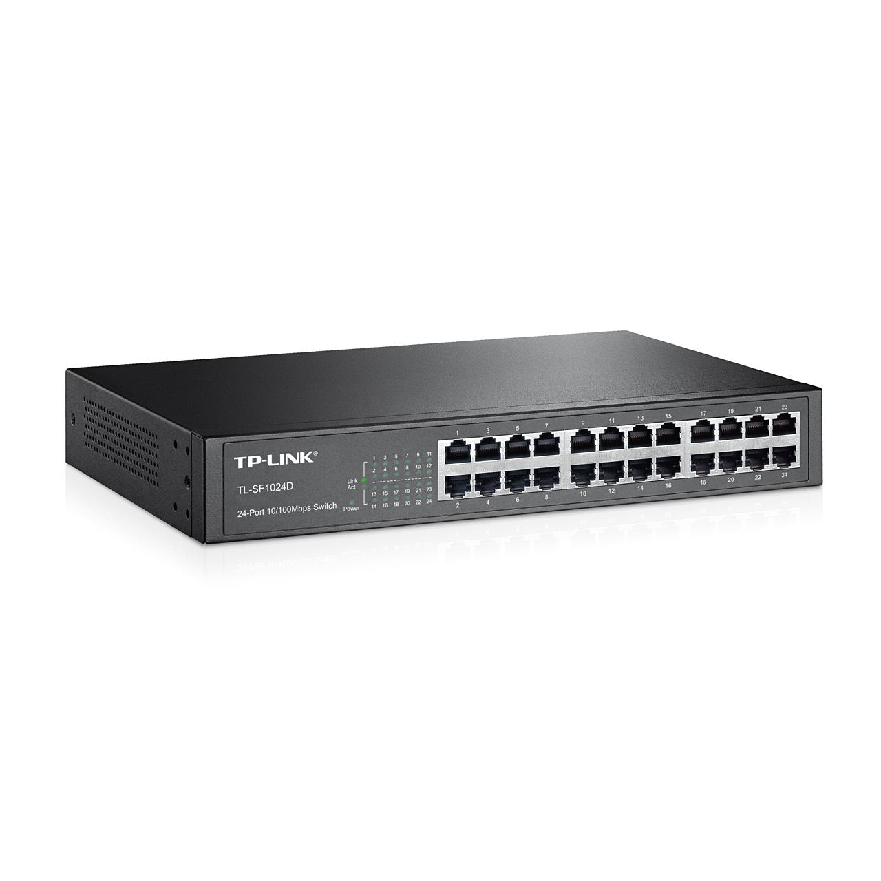resimler/genel/TP-LINK TL-SF1024D 24 PORT 10/100 METAL KASA RACKMOUNT SWITCH