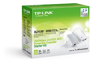 resimler/genel/TP-LINK TL-WPA4220 KIT 300MBPS AV600 PRIZ TİPİ POWERLINE GENISLETICI